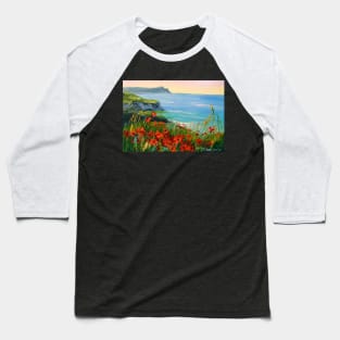 Flowers by the sea Baseball T-Shirt